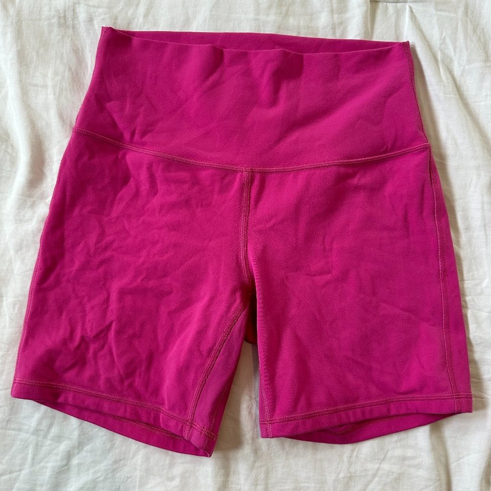Lululemon Align High-Rise Short 6" in Sonic Pink